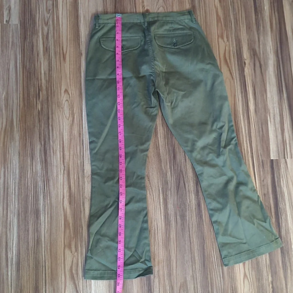 NWT Frame Denim Olive Le Crop Mini Boot Jeans, 26 - Picture 4 of 4